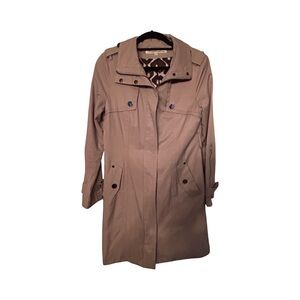 KENNETH COLE Classic Beige Trench Rain Coat